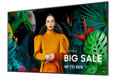 Samsung QB85C Digital signage flat panel 2.16 m (85") LCD Wi-Fi 350 cd/m² 4K Ultra HD Black Built-in processor Tizen 16/7 view 4