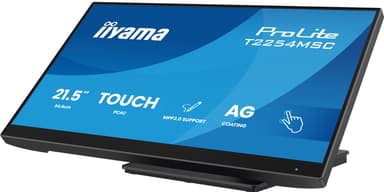 iiyama T2254MSC-B2AG computer monitor 54.6 cm (21.5") 1920 x 1080 pixels Full HD LED Touchscreen Black view 12