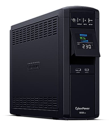 CyberPower CP1350EPFCLCD-UK uninterruptible power supply (UPS) Line-Interactive 1.35 kVA 810 W 6 AC outlet(s) view 2