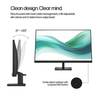 HP Series 3 Pro 27 inch FHD Monitor - 327pf view 8