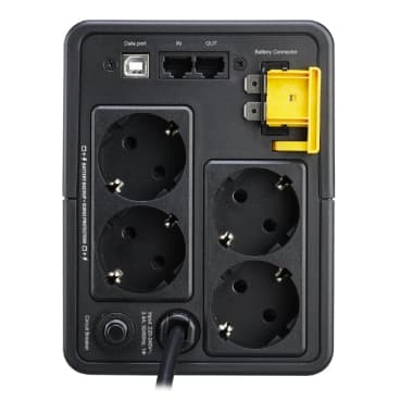 APC BXS950MI-GR uninterruptible power supply (UPS) Line-Interactive 0.75 kVA 410 W 4 AC outlet(s) view 2