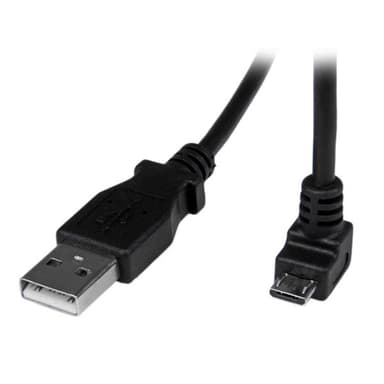 StarTech.com 2m Micro USB Cable - A to Down Angle Micro B view 2