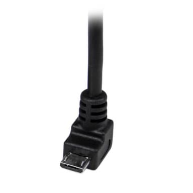 StarTech.com 2m Micro USB Cable - A to Down Angle Micro B view 5