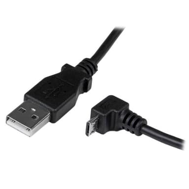 StarTech.com 2m Micro USB Cable - A to Down Angle Micro B view 3