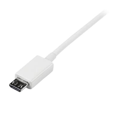 StarTech.com 2m White Micro USB Cable - A to Micro B view 4