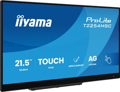 iiyama T2254MSC-B2AG computer monitor 54.6 cm (21.5") 1920 x 1080 pixels Full HD LED Touchscreen Black view 7
