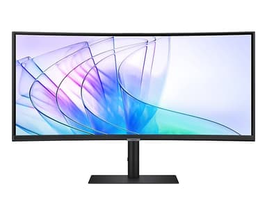 Samsung LS34C652VAU computer monitor 86.4 cm (34") 3440 x 1440 pixels UltraWide Quad HD LED Black view 3