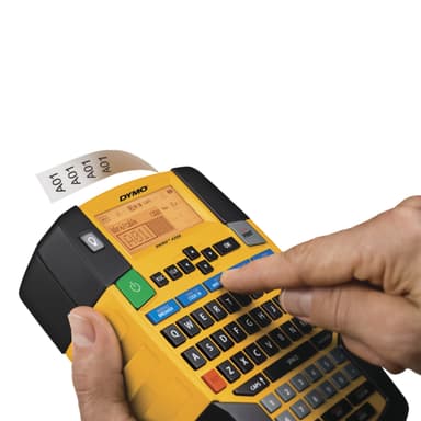 DYMO RHINO 4200 Industrial Label Maker | QWERTY Keyboard & Time-Saving Hot Keys | Durable Label Printer for Job Sites and Heavy-Duty Labelling Jobs view 5