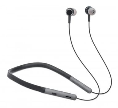 Manhattan Bluetooth In-Ear Headset with Neckband, Microphone, Integrated Controls, Sweatproof, Noise Isolating, 5 hour usage time, Max Range 10m, MicroSD Card slot, Bluetooth v5.0, USB-A charging cable included, Three Year Warranty view 3