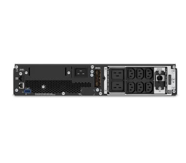 APC Smart-UPS On-Line, 3kVA, Rackmount 2U, 208V/230V, 6x C13+2x C19 IEC outlets, SmartSlot, Extended runtime, W/ rail kit view 3