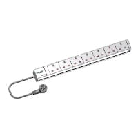 APC Actassi - 1U power distribution rail - 7 sockets 19P UK view 2