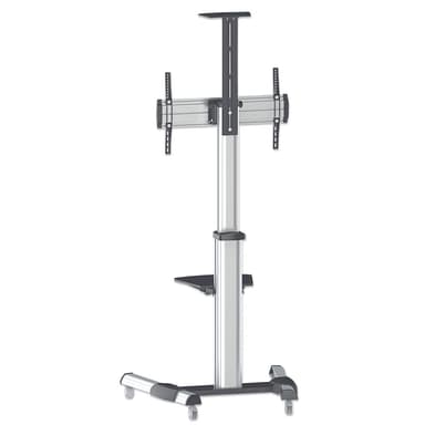Manhattan Trolley Mount Stand for TV & Monitors, For screens 37" to 65", VESA compatibility: all between 200x200 to 600x400mm - check the dimensions of the four mounting holes on back of screen to ensure it fits, Max 50kg, Silver, LFD, Bracket, Lifetime Warranty view 5
