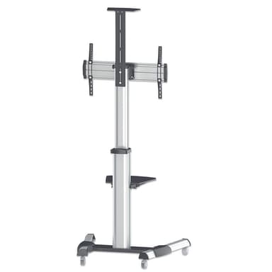 Manhattan Trolley Mount Stand for TV & Monitors, For screens 37" to 65", VESA compatibility: all between 200x200 to 600x400mm - check the dimensions of the four mounting holes on back of screen to ensure it fits, Max 50kg, Silver, LFD, Bracket, Lifetime Warranty view 4