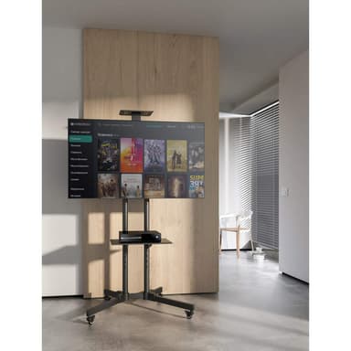 Manhattan Trolley Mount Stand for TV & Monitors, For screens 37" to 65", VESA compatibility: all between 200x200 to 600x400mm - check the dimensions of the four mounting holes on back of screen to ensure it fits, Max 40kg, Black, LFD, Bracket, Lifetime Warranty view 11
