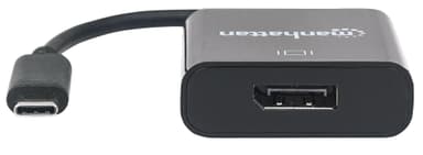 Manhattan USB-C to DisplayPort 1.2 Cable, 4K@30Hz, 21cm, Male to Female, Black, Lifetime Warranty view 4