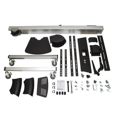 StarTech.com TV Cart - Height Adjustable - Lockable Wheels view 10