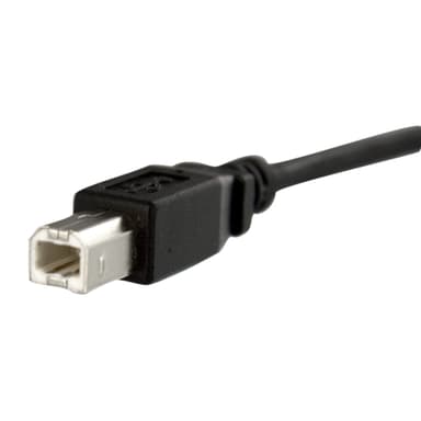 StarTech.com 1 ft Panel Mount USB Cable B to B - F/M view 4