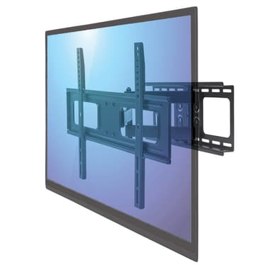 Manhattan Wall Mount for TV & Monitors (Full Motion), For screens 37" to 65", VESA compatibility: all between 200x200mm to 600x400mm - check the dimensions of the four mounting holes on back of screen to ensure it fits, Max 50kg, Black, Bracket, Lifetime Warranty view 6