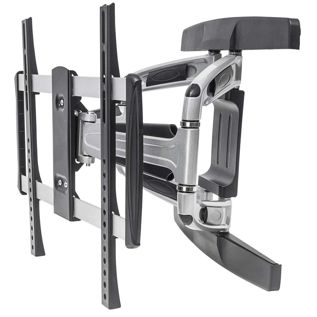 Manhattan Wall Mount for TV & Monitors (Full Motion), For screens 32" to 55", VESA compatibility: all between 100x100mm to 400x400mm - check the dimensions of the four mounting holes on back of screen to ensure it fits, Max 50kg, Black, Bracket, Lifetime Warranty