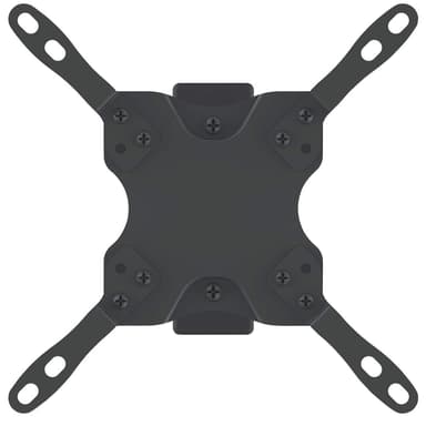 Manhattan Wall Mount for TV & Monitors (Tilt and Swivel 2 pivots), For screens 13" to 42", VESA compatibility: all between 75x75mm to 200x200mm - check the dimensions of the four mounting holes on back of screen to ensure it fits, Max 20kg, Bracket view 3