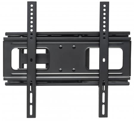 Manhattan Wall Mount for TV & Monitors (Full Motion), For screens 32" to 55", VESA compatibility: all between 200x200mm to 400x400mm - check the dimensions of the four mounting holes on back of screen to ensure it fits, Max 50kg, Black, Bracket, Lifetime Warranty
