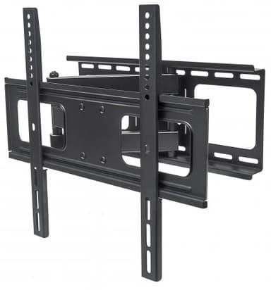 Manhattan Wall Mount for TV & Monitors (Full Motion), For screens 32" to 55", VESA compatibility: all between 200x200mm to 400x400mm - check the dimensions of the four mounting holes on back of screen to ensure it fits, Max 50kg, Black, Bracket, Lifetime Warranty view 2