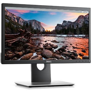DELL P2017H computer monitor 49.5 cm (19.5") 1600 x 900 pixels HD+ LED Black, Grey view 2