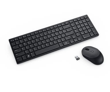 DELL Pro Compact Silent Keyboard and Mouse - KM555 - US International (QWERTY) view 2
