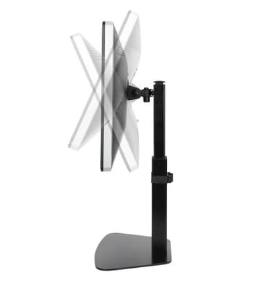 Manhattan Desk Mount for TV & Monitors (Gas Spring), Stand Assembly, Tilt/Swivel/Rotation/Height, For screens: 10" to 27", VESA compatibility: 75x75 and 100x100mm - check the dimensions of the four mounting holes on back of screen to ensure it fits, Max 8kg,Bracket view 6