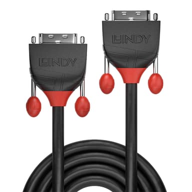 Lindy 1m DVI-D Dual Link Cable, Black Line view 3