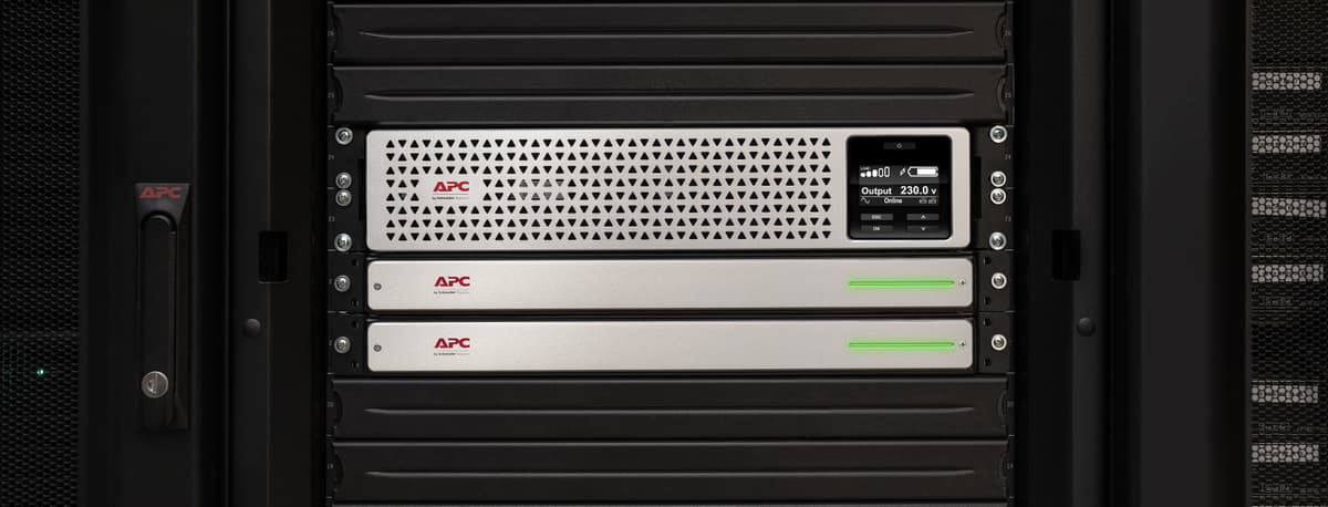 APC Smart-UPS On-Line, 1500VA, Rackmount 3U, 230V, 8x C13 IEC outlets, Network Card, Extended runtime, W/ rail kit, W/ Lithium-ion external battery