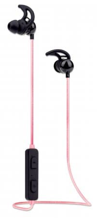 Manhattan Bluetooth In-Ear Headset, Multi Coloured Cable Light, Omnidirectional Mic, Integrated Controls, Ear Hook for Secure Fit, 5 hour usage time (approx), Max Range 10m, Bluetooth v4.0, Rainproof, USB-A charging cable incl, 3 Year Warranty view 5