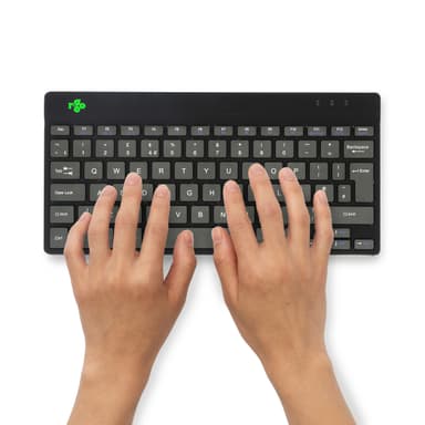 R-Go Tools Ergonomic keyboard R-Go Compact Break, compact keyboard with break software, QWERTY (UK), Bluetooth, black view 5