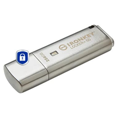 Kingston Technology IronKey 256GB Locker Plus 50 AES Encryption view 3