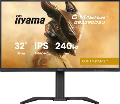 iiyama G-MASTER GB3290QSU-B1 computer monitor 80 cm (31.5") 2560 x 1440 pixels Quad HD LED Black view 3