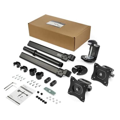 StarTech.com Desk-mount Dual-Monitor Arm - Cross Bar - Grommet/Desk Clamp Mount view 10