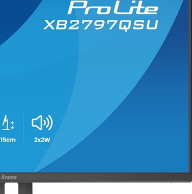 iiyama ProLite XB2797QSU-B1 computer monitor 68.6 cm (27") 2560 x 1440 pixels Quad HD LED Black view 18