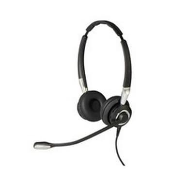Jabra Biz 2400 II QD Duo UNC Headset Wired Head-band Office/Call center Black, Silver view 2
