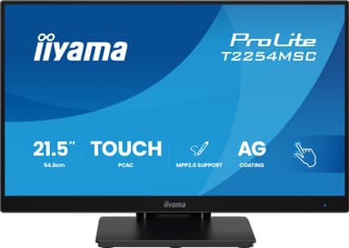 iiyama T2254MSC-B2AG computer monitor 54.6 cm (21.5") 1920 x 1080 pixels Full HD LED Touchscreen Black view 8
