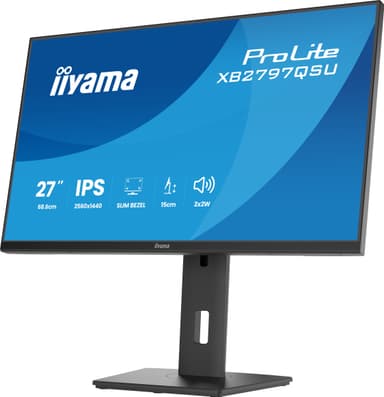 iiyama ProLite XB2797QSU-B1 computer monitor 68.6 cm (27") 2560 x 1440 pixels Quad HD LED Black view 12