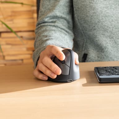 R-Go Tools Ergonomic mouse R-Go HE Break with break software, large (hand size ≥ 185 mm), right-handed, Bluetooth, black view 6