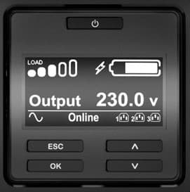 APC Smart-UPS On-Line, 1500VA/1500W, Tower, 230V, 6x C13 IEC outlets, SmartSlot, Extended runtime, W/O rail kit view 7
