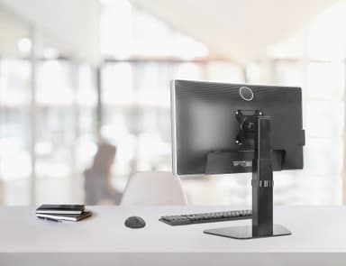 Manhattan Desk Mount for TV & Monitors (Gas Spring), Stand Assembly, Tilt/Swivel/Rotation/Height, For screens: 10" to 27", VESA compatibility: 75x75 and 100x100mm - check the dimensions of the four mounting holes on back of screen to ensure it fits, Max 8kg,Bracket view 7