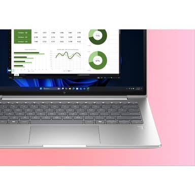 HP EliteBook 6 G1ah AMD Ryzen™ 5 220 Laptop 35.6 cm (14") WUXGA 24 GB DDR5-SDRAM 512 GB SSD Wi-Fi 6E (802.11ax) Windows 11 Pro AI PC Silver view 6