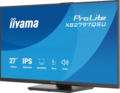 iiyama ProLite XB2797QSU-B1 computer monitor 68.6 cm (27") 2560 x 1440 pixels Quad HD LED Black view 13