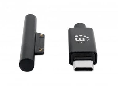 Manhattan USB-C to Microsoft Surface Charging Cable, 1.8m, Male to Male. 15V/3A, Black, Charge only - no data transmission, Lifetime Warranty view 4