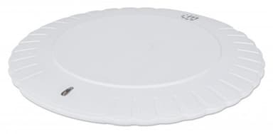 Manhattan Smartphone Wireless Charging Pad, 5W charging, QI certified, White, Micro-USB to USB-A cable included, Micro-USB input into pad, USB-A wall charger/input required (not included), Cable 0.5m, Three Year Warranty view 2