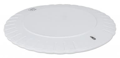 Manhattan Smartphone Wireless Charging Pad, 5W charging, QI certified, White, Micro-USB to USB-A cable included, Micro-USB input into pad, USB-A wall charger/input required (not included), Cable 0.5m, Three Year Warranty view 3