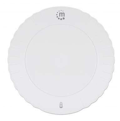 Manhattan Smartphone Wireless Charging Pad, 5W charging, QI certified, White, Micro-USB to USB-A cable included, Micro-USB input into pad, USB-A wall charger/input required (not included), Cable 0.5m, Three Year Warranty view 6