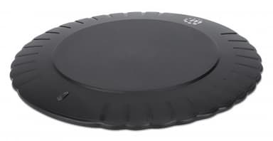 Manhattan Smartphone Wireless Charging Pad, 5W charging, QI certified, Black, Micro-USB to USB-A cable included, Micro-USB input into pad, USB-A wall charger/input required (not included), Cable 0.5m, Three Year Warranty view 2